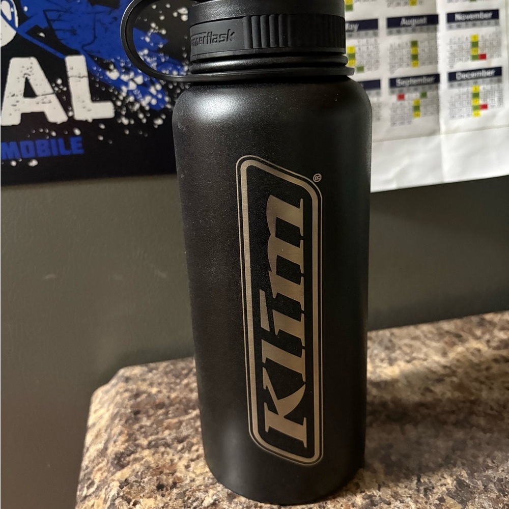 Klim Black Thermal Coffee Flask